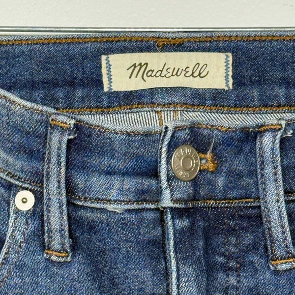 Madewell Cali Demi Boot Jeans Raw Hem - Picture 4 of 7